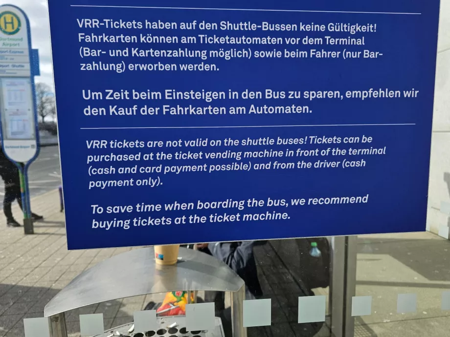 Informácie o špeciálnych letiskových linkách