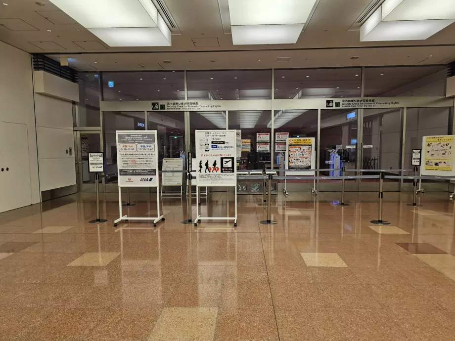 Bezpečnostná kontrola vnútroštátnych nadväzujúcich letov