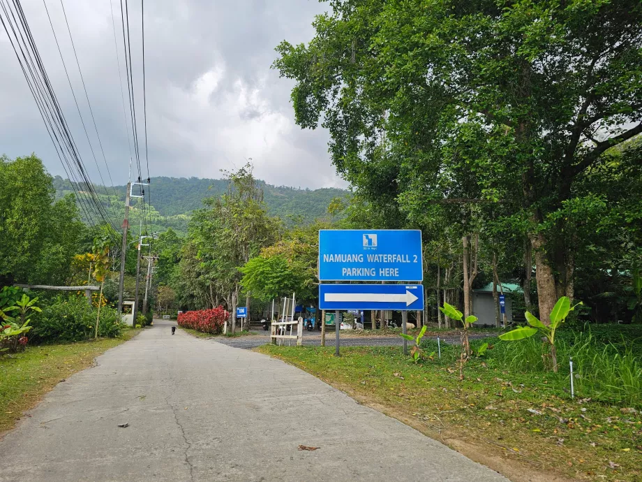 Smer Namuang Vodopád 2