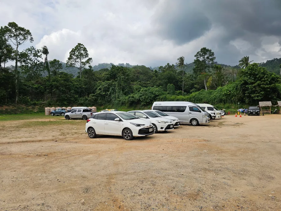 Parkovanie pod prekryvnými kameňmi