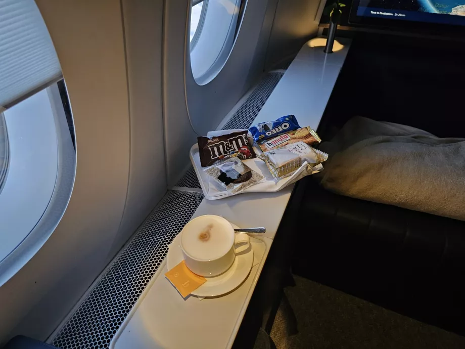 Cappuccino a sladkosti