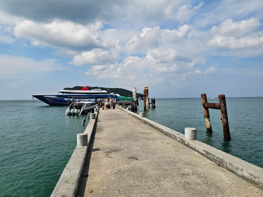Mólo Thong Sala na ostrove Koh Phangan