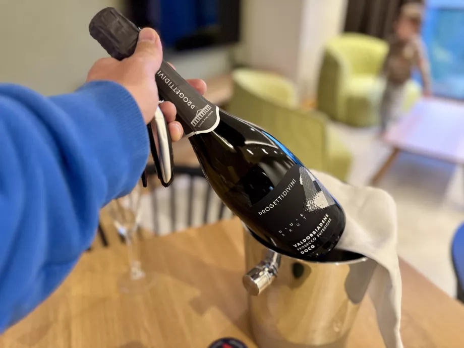 Prosecco na privítanie