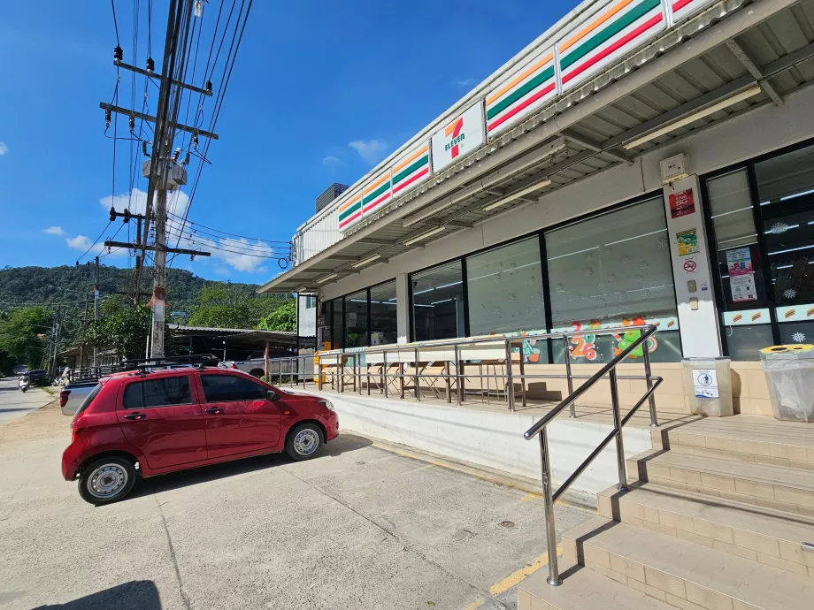 7-Eleven na vidieku, ostrov Koh Phangan