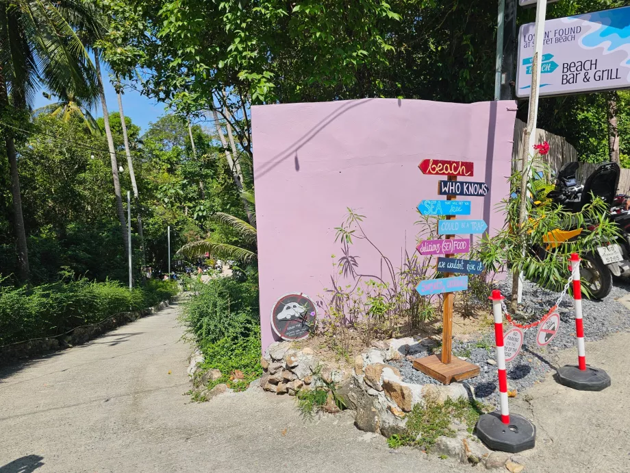 Cesta na pláž Secret Beach