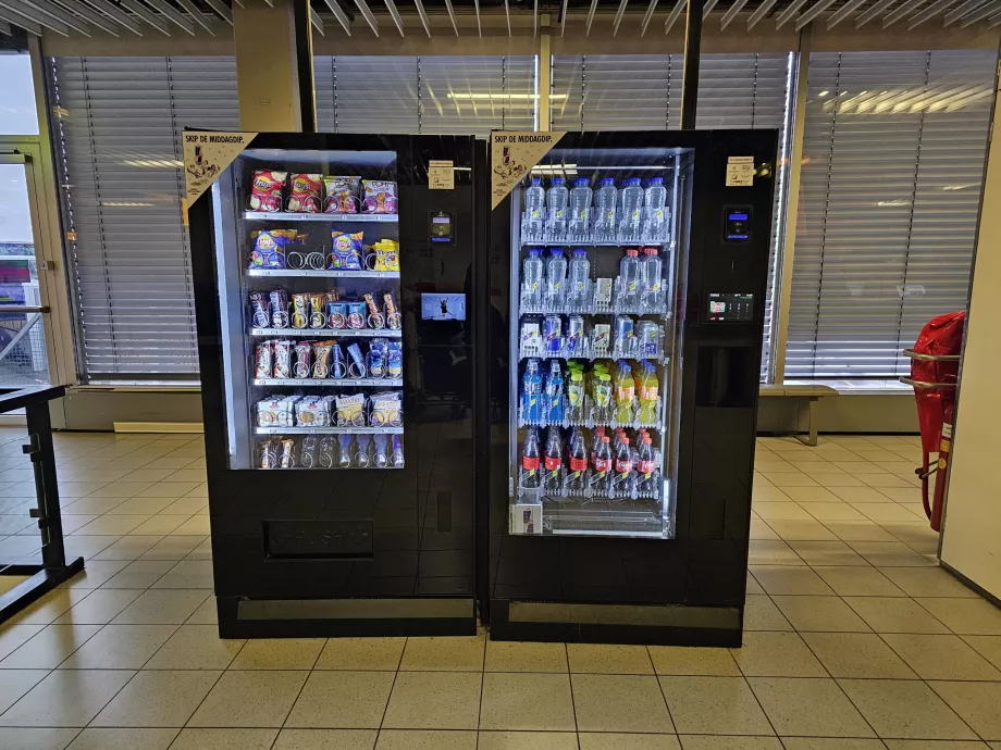 Predajné automaty, tranzitná zóna