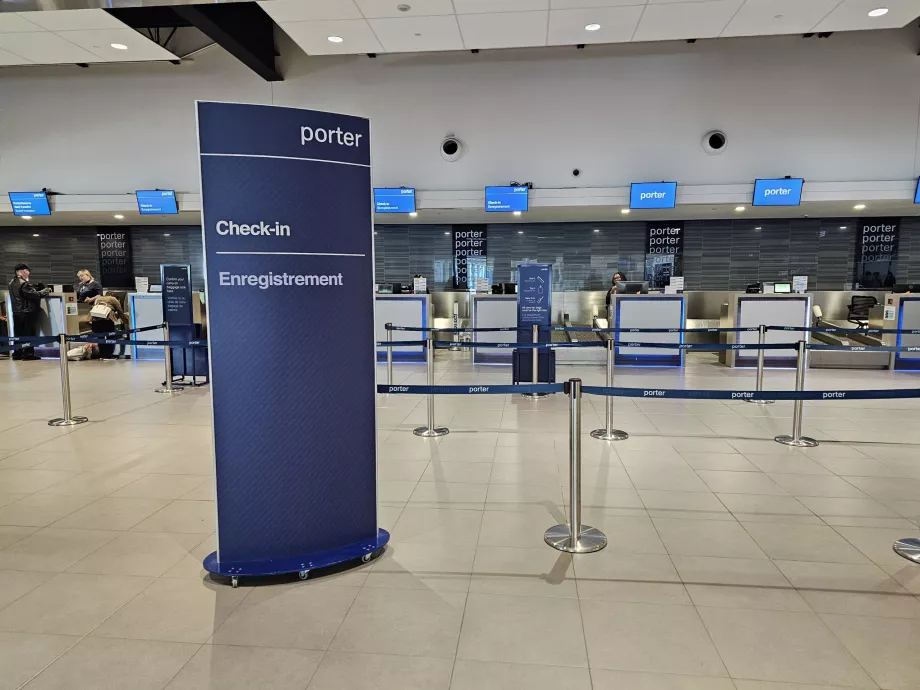 Odbavenie v spoločnosti Porter Airlines
