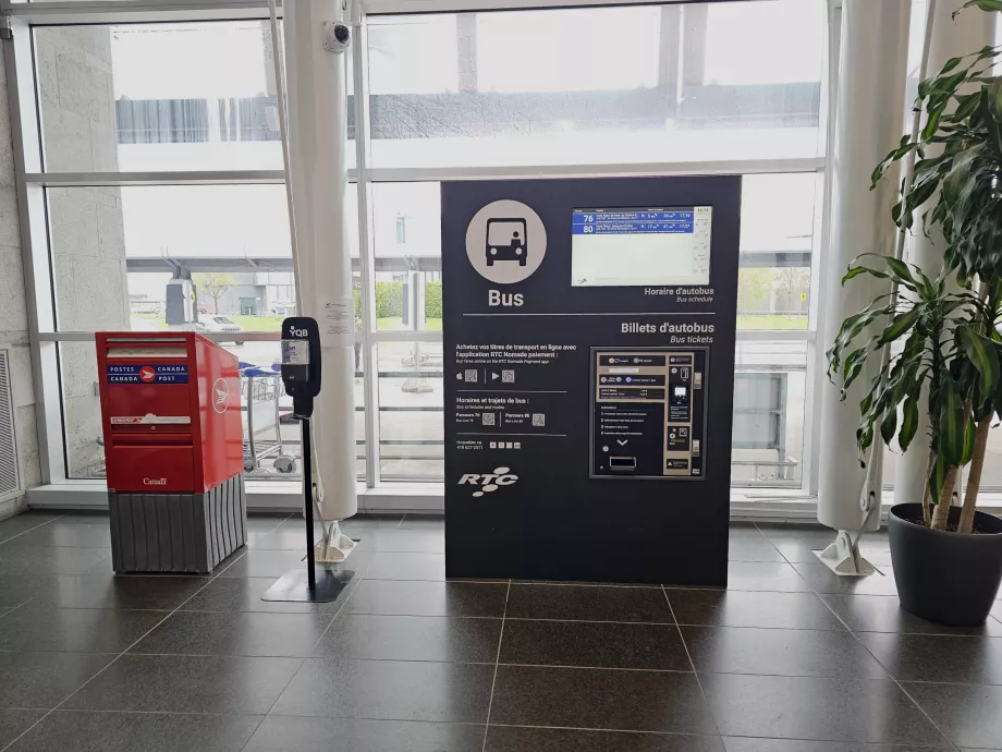 Automatický automat na autobusové lístky