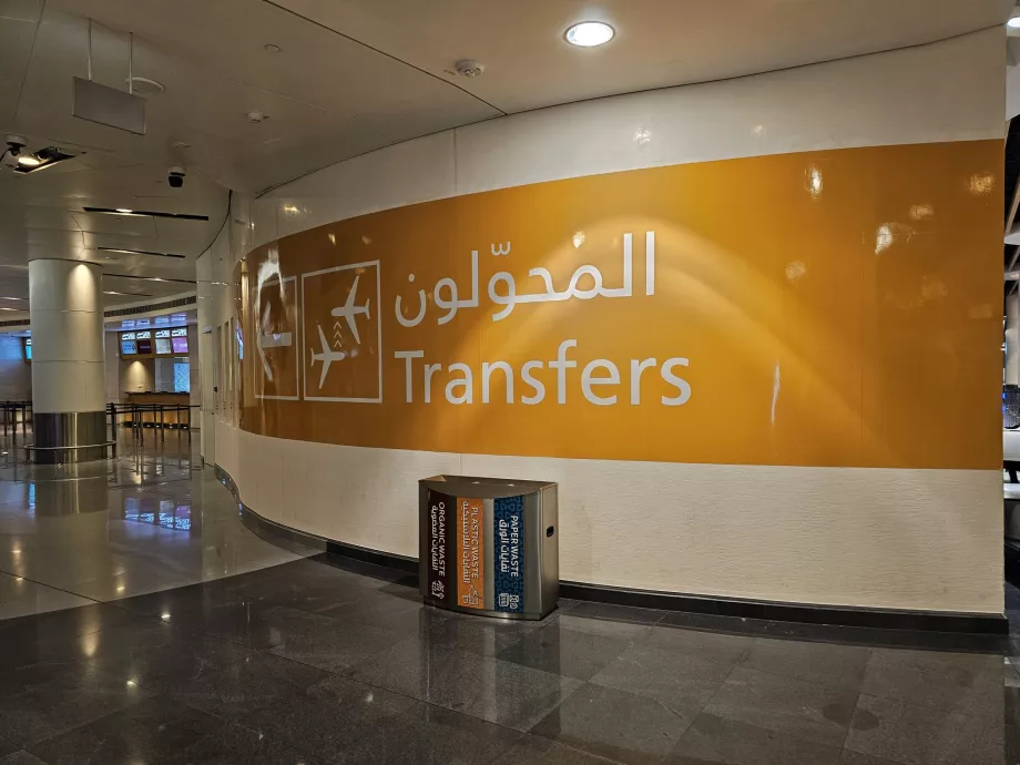 Označenie nadväzujúcich letov