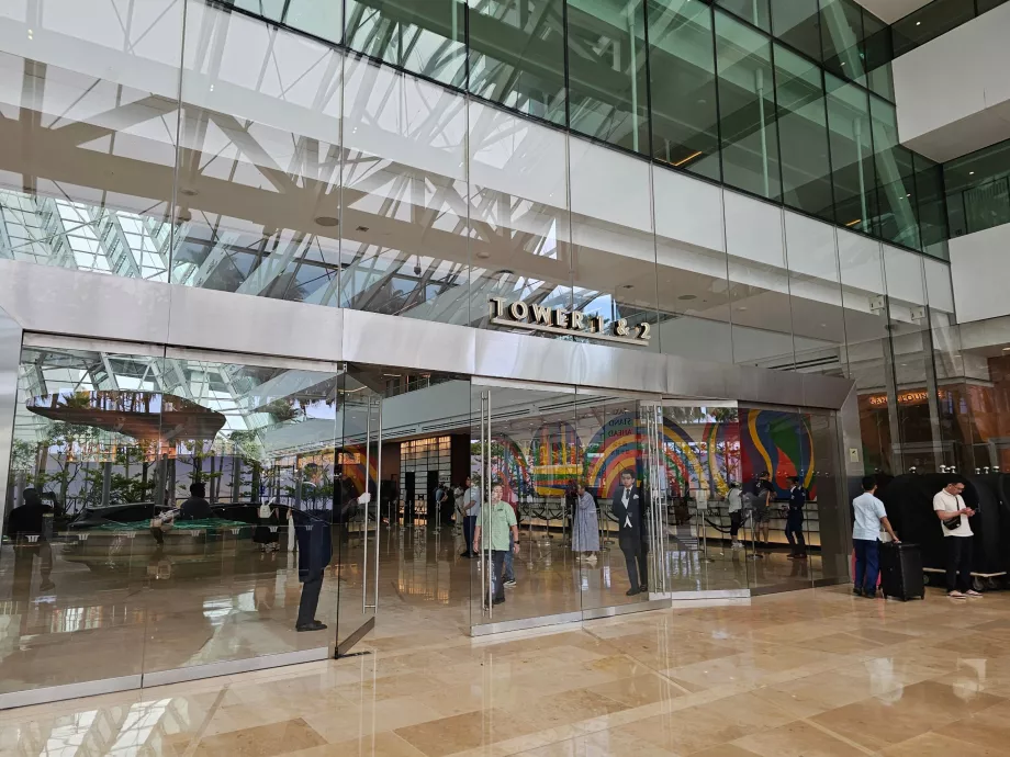 Vstup na hlavnú recepciu