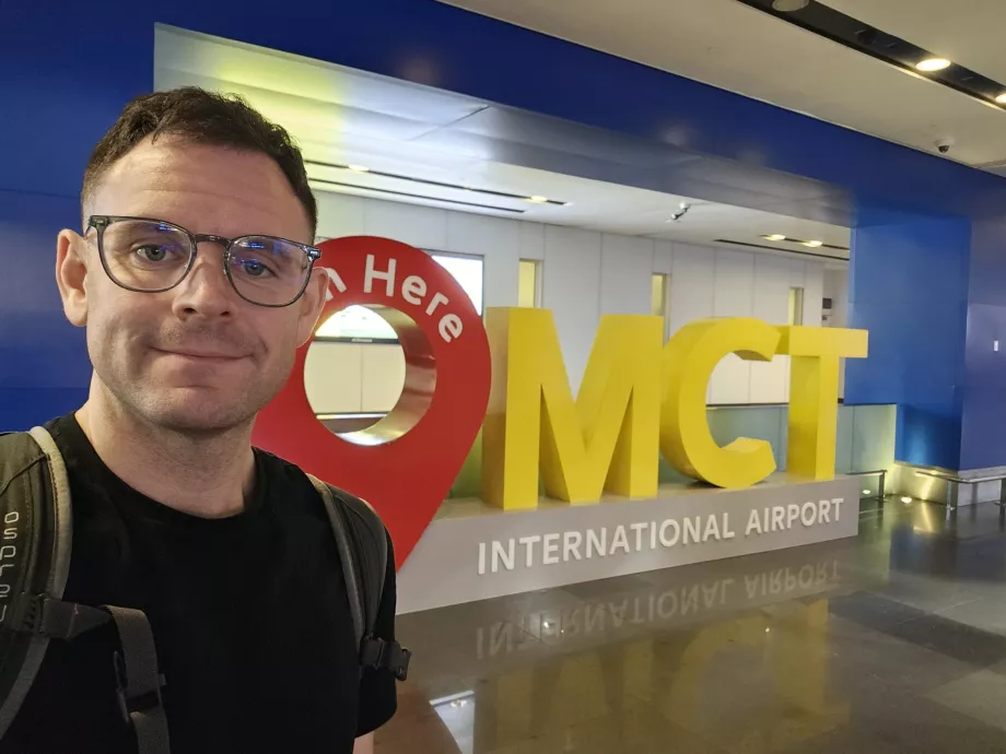 Ja na letisku Muscat