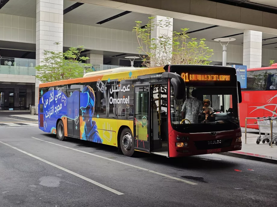 Autobus A1 smerom do centra