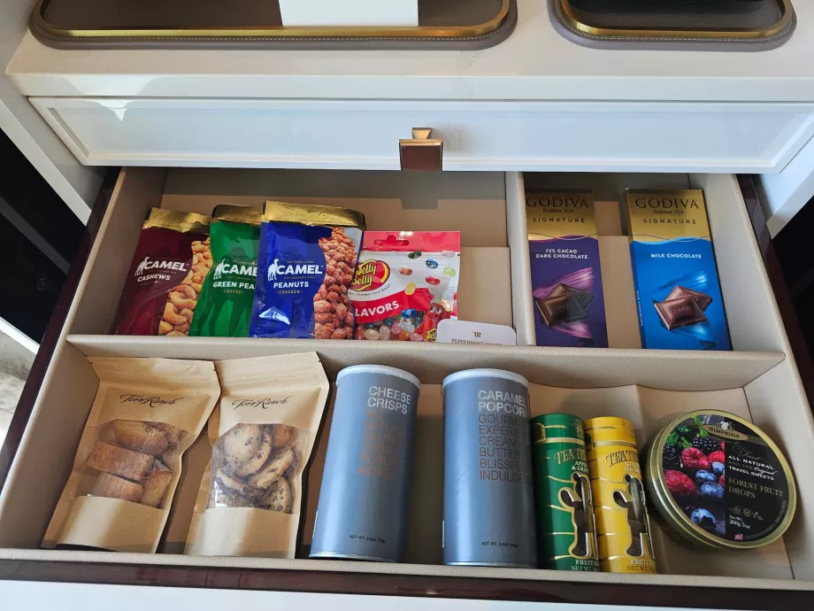 Sušienky, čokoláda a orechy