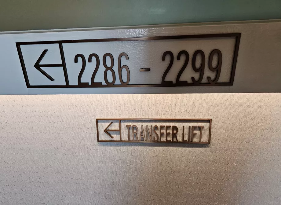 Presun medzi výťahmi