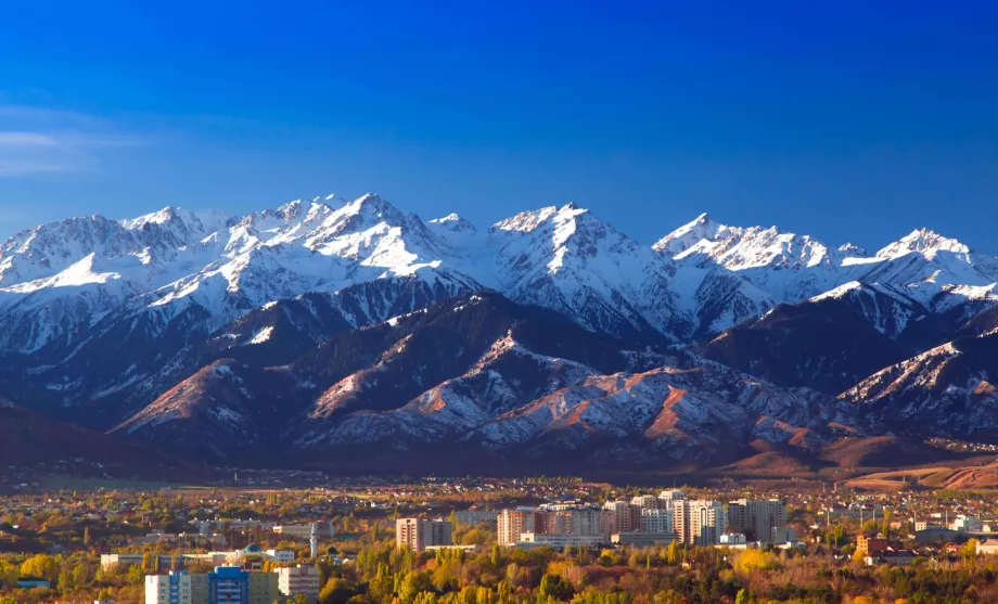 Almaty and the mountains