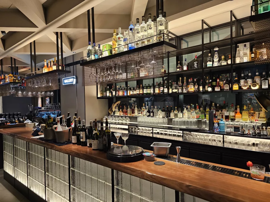 Bar v reštaurácii Gallery 11