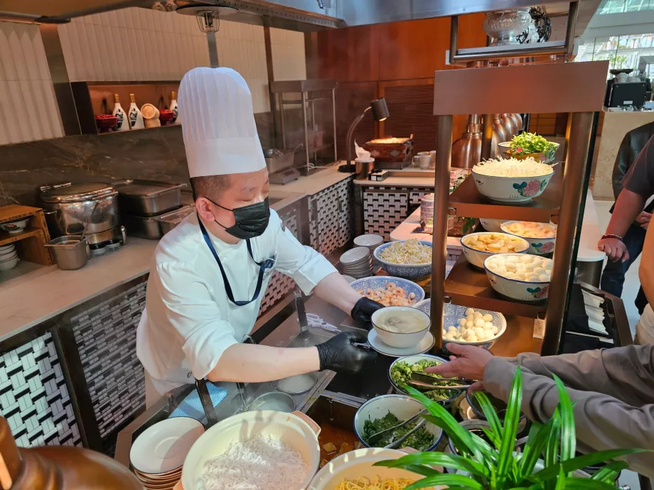 Raňajky v reštaurácii Rise