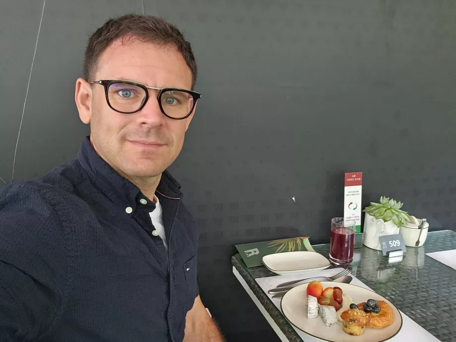 Raňajky v reštaurácii Rise