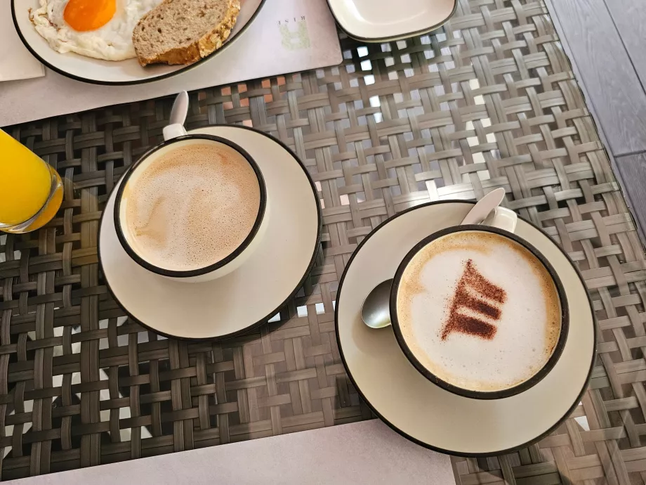 Raňajky v reštaurácii Rise