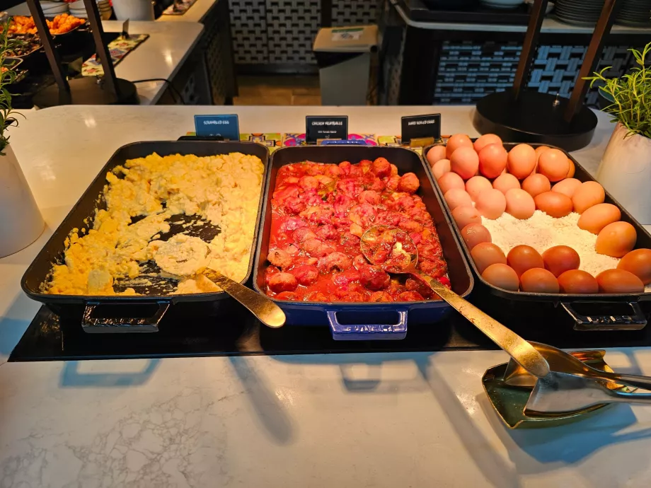 Raňajky v reštaurácii Rise