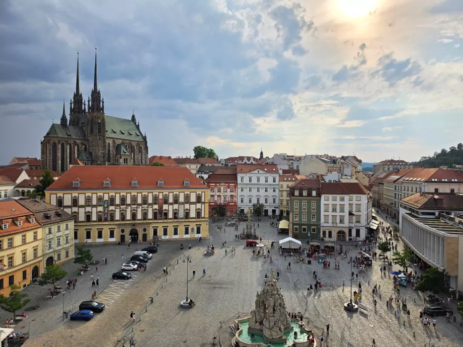 Výhľad z balkóna vo veži