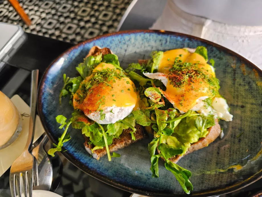 Raňajky v bare Spago