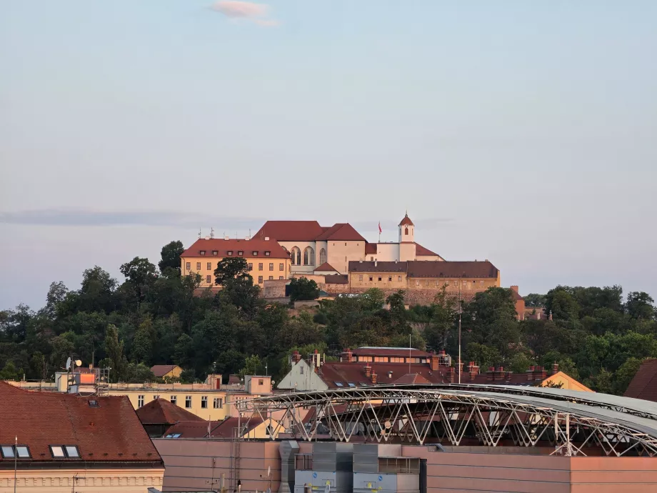 Špilberk pri východe slnka