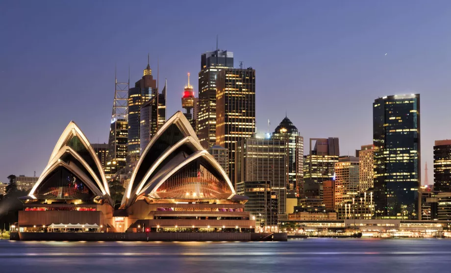Sydney by night