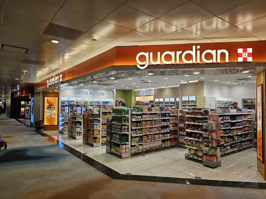 Lekáreň, terminál 2, tranzitná zóna