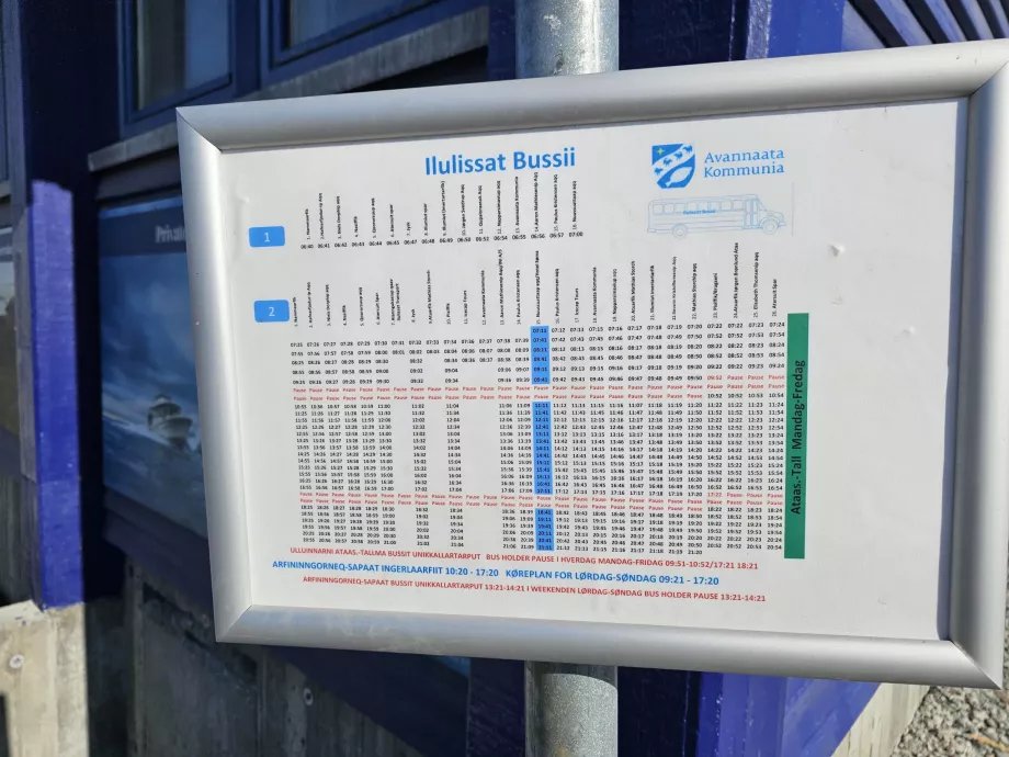 Cestovný poriadok autobusov