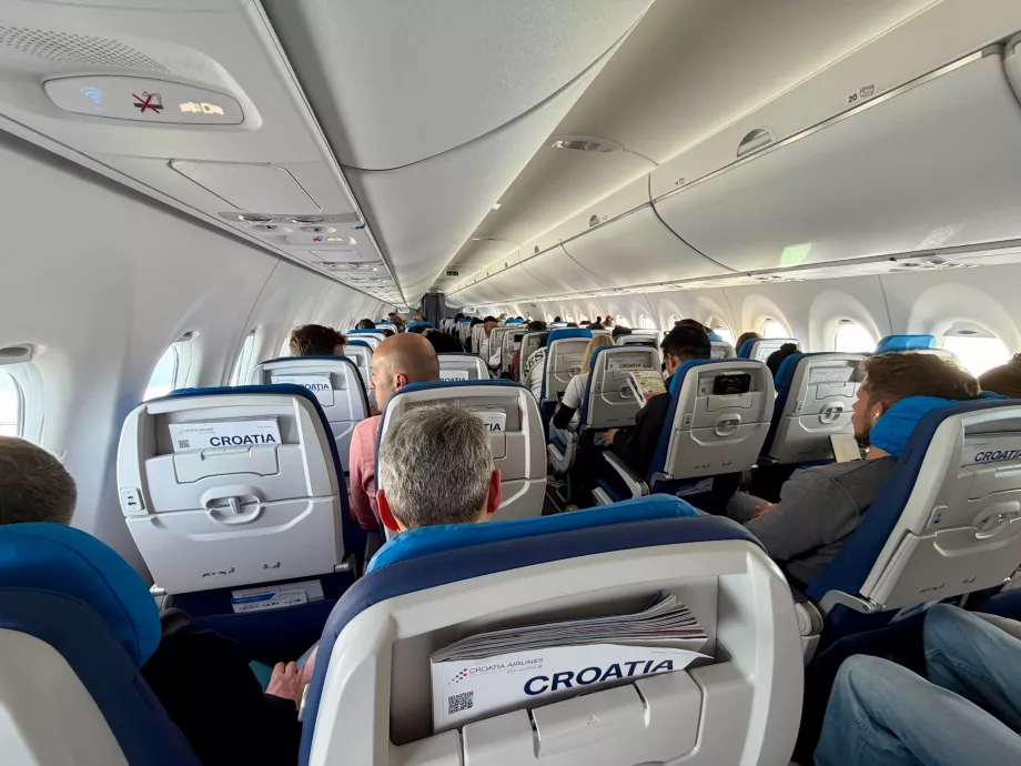 Interiér spoločnosti Croatia Airlines