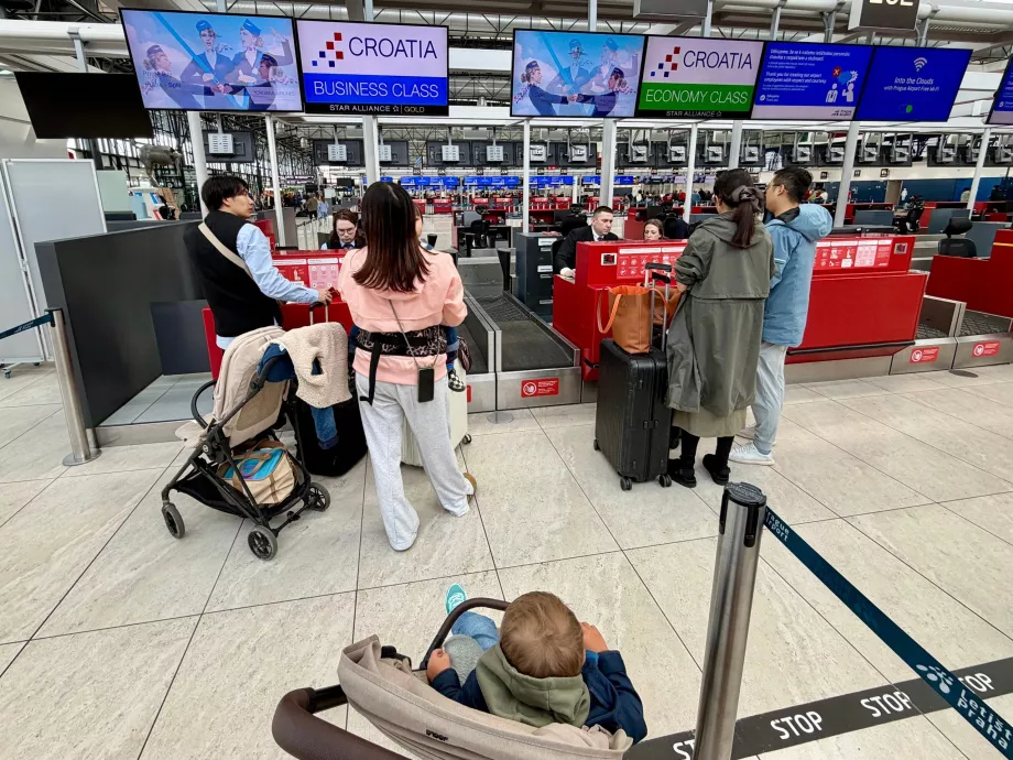 odbavenie Croatia Airlines