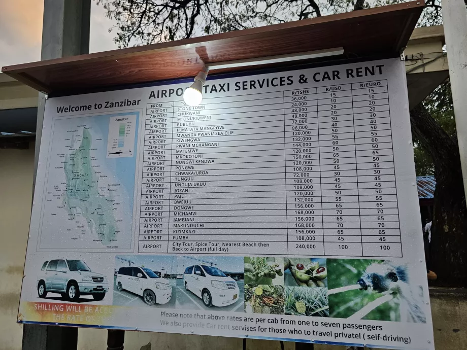 Oficiálne ceny taxíkov v roku 2026