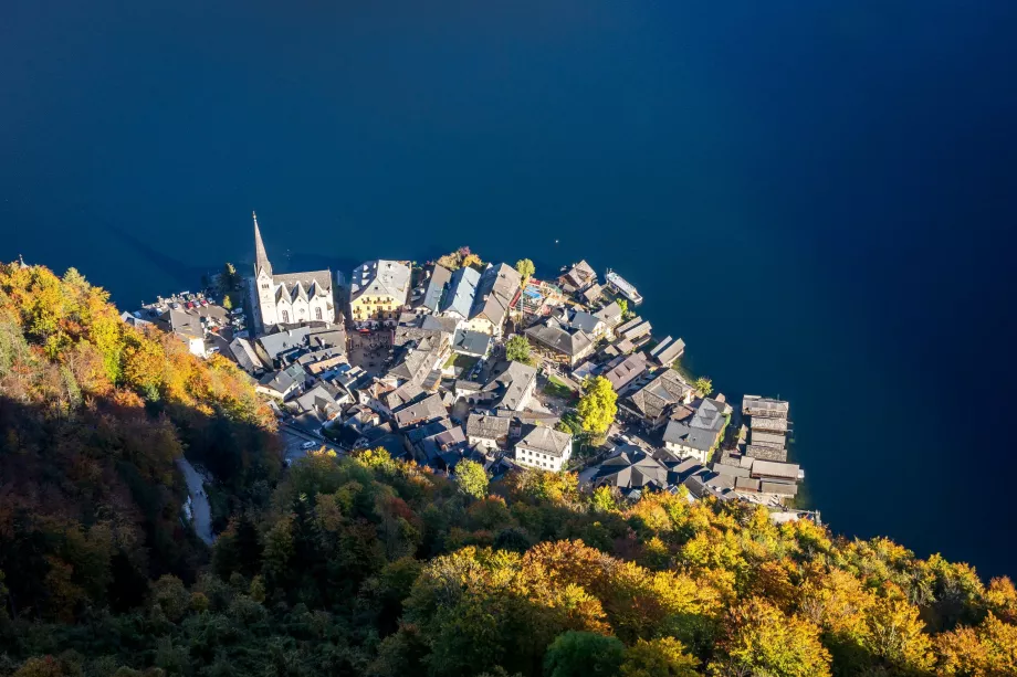Hallstatt videný zo Skywalku