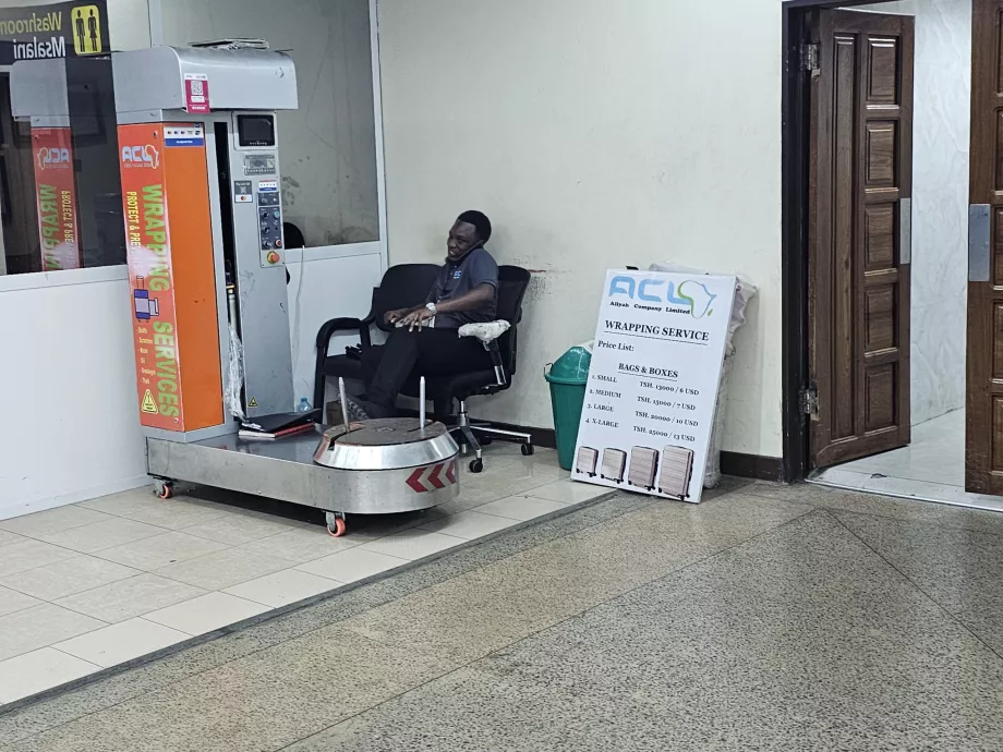 Balenie batožiny, terminál 2