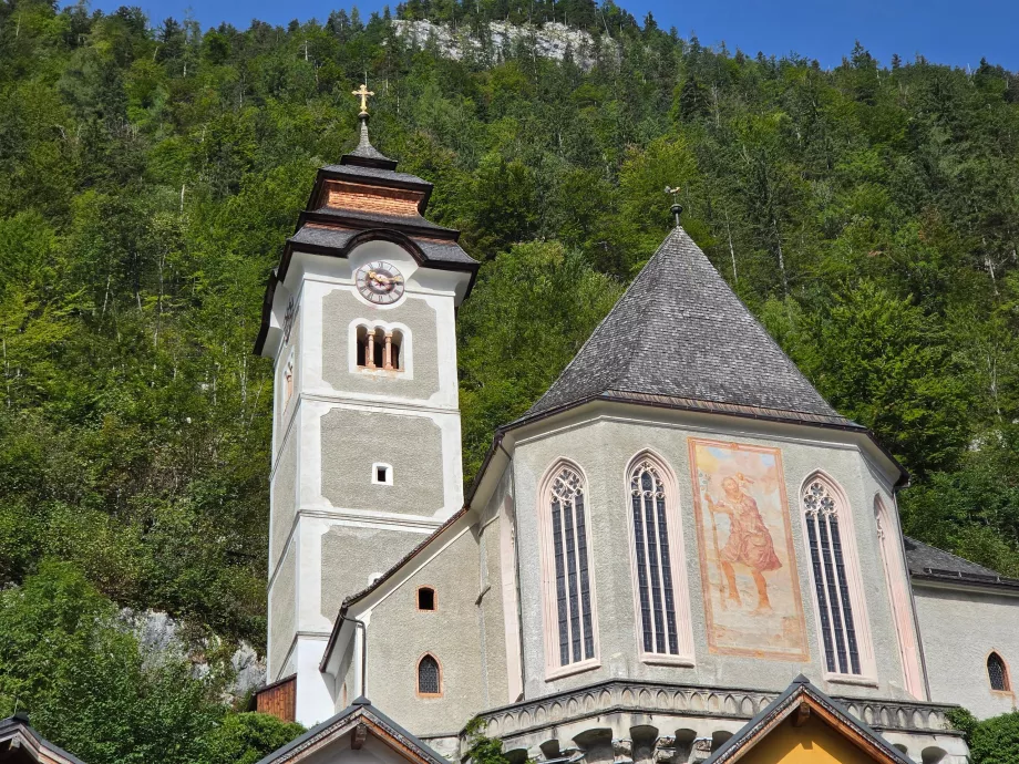 Katolícky kostol v Hallstatte