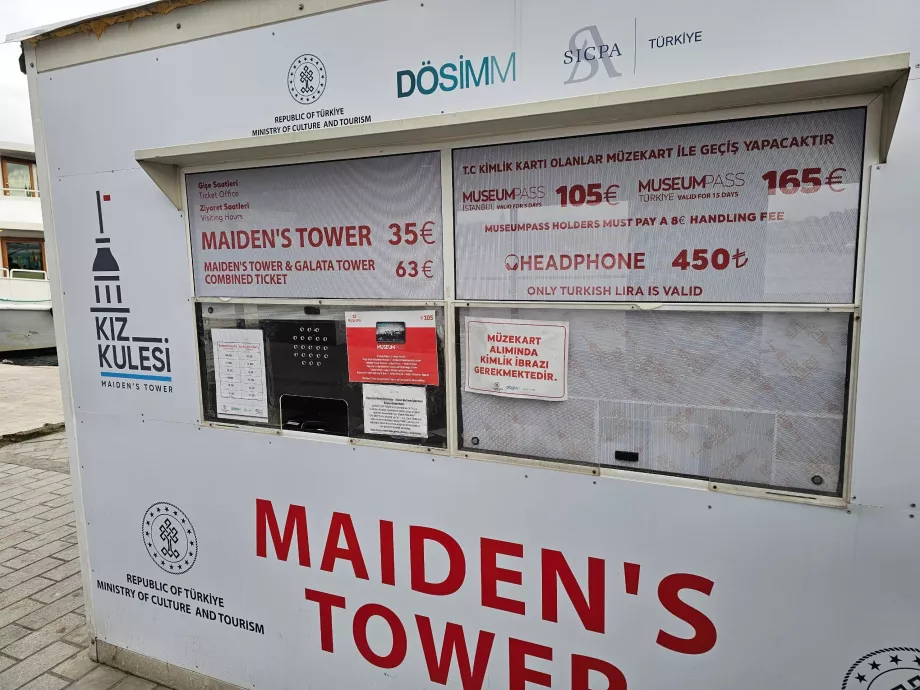 Ceny vstupeniek na Maiden Tower