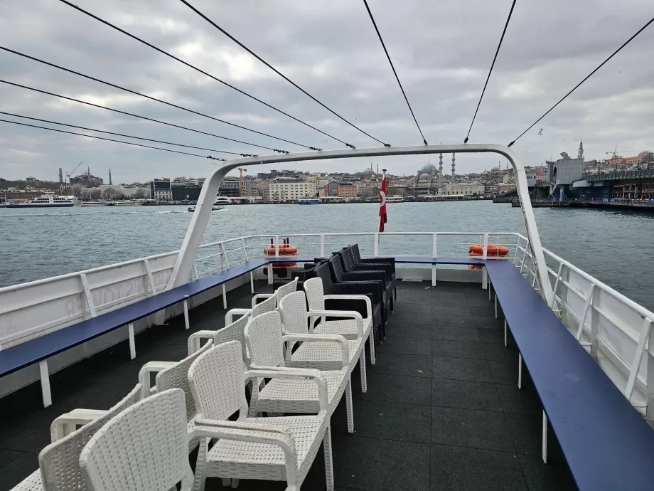 Horná paluba lode na veži Maiden Tower