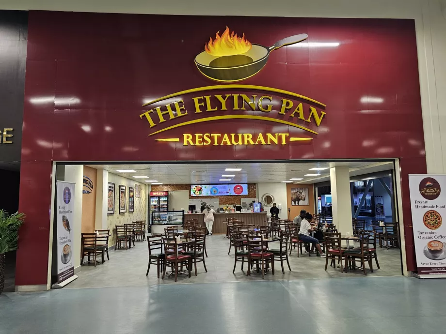 Jedáleň, tranzitná časť, terminál 3