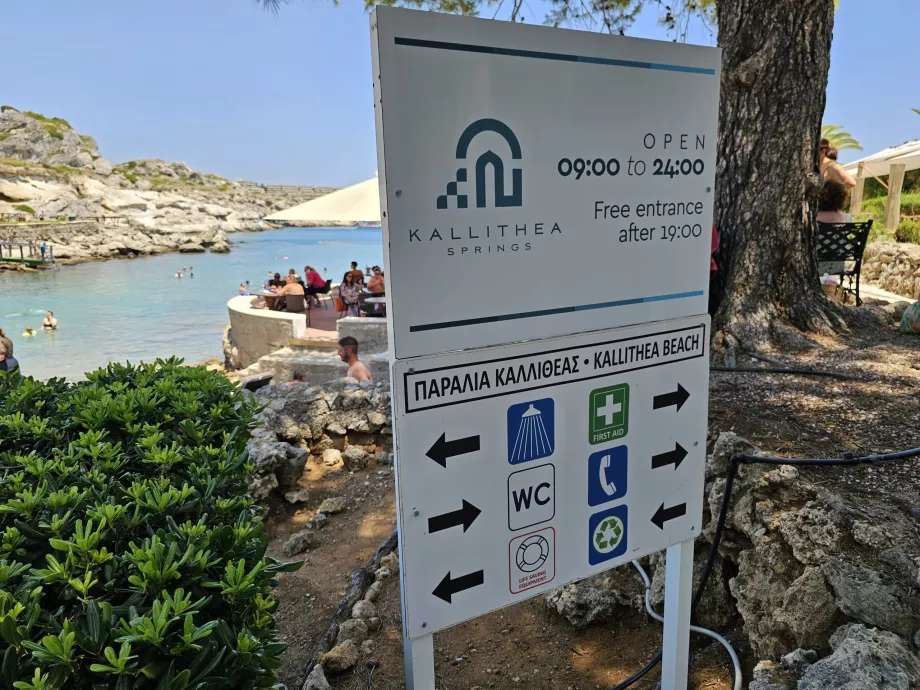 Otváracie hodiny Kallithea Springs