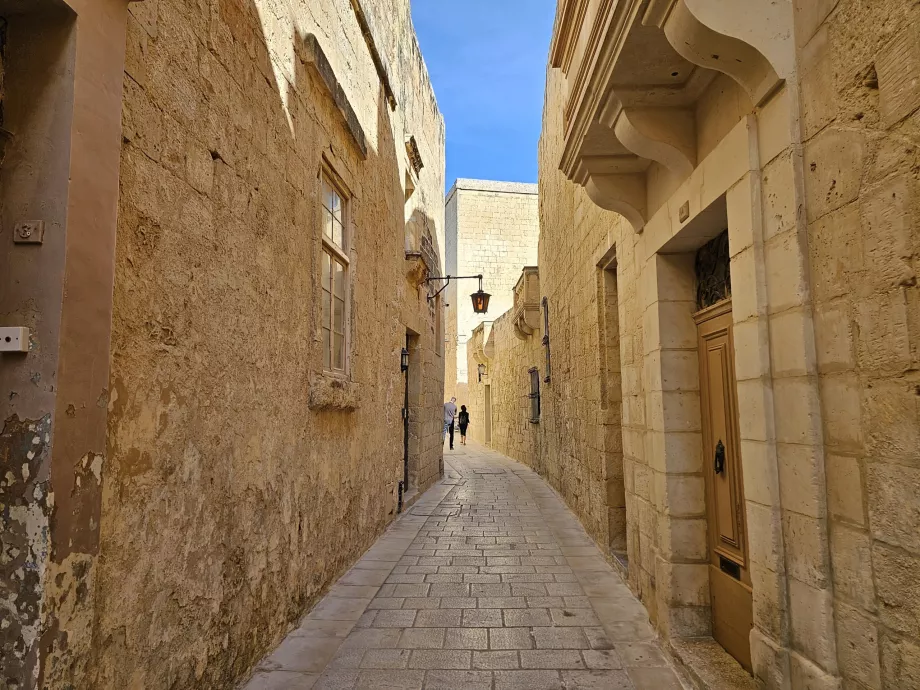 Ulice starého mesta Mdina