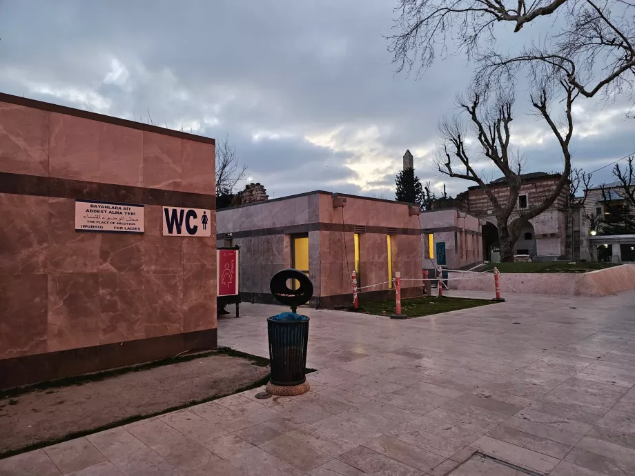 Toalety v Modrej mešite