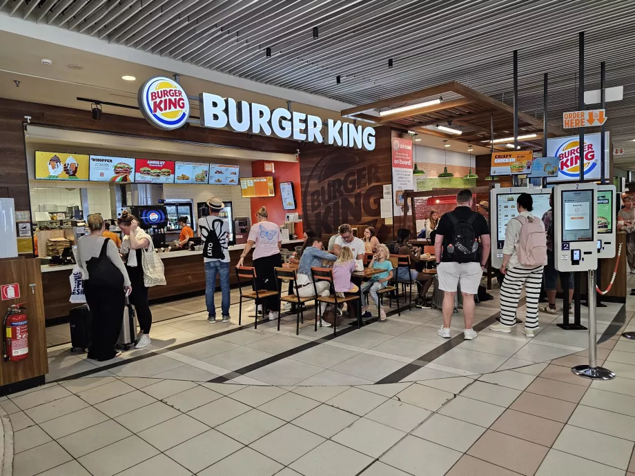 Burger King, tranzitná zóna