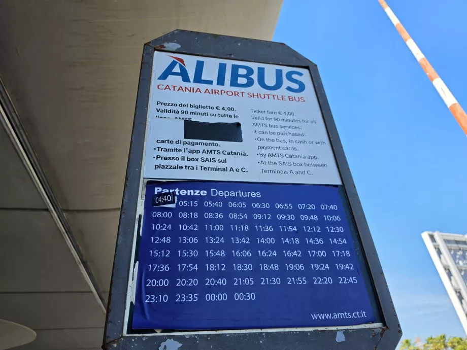 Cestovný poriadok Alibus