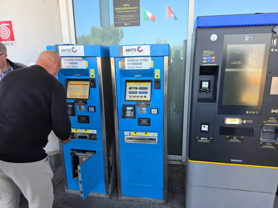 Automaty na lístky - Alibus