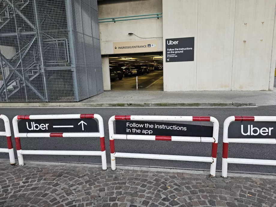 Smery k miestu nástupu do vozidla Uber