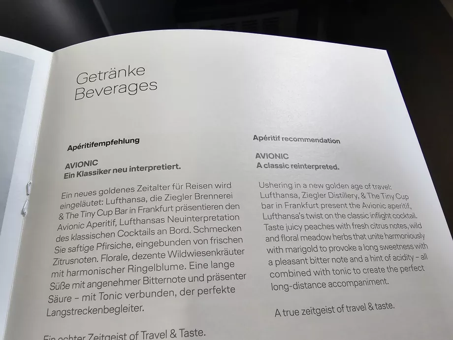 Avionic, koktail s podpisom