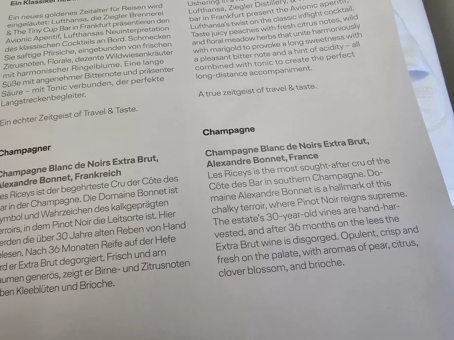 Ponuka šampanského