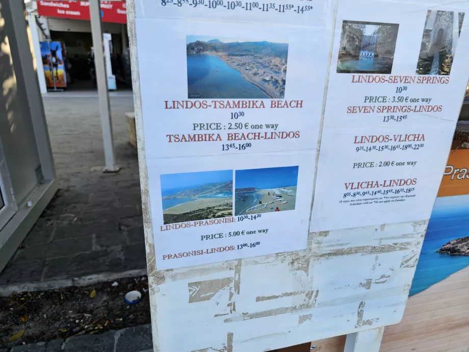 Rozvrh Lindos