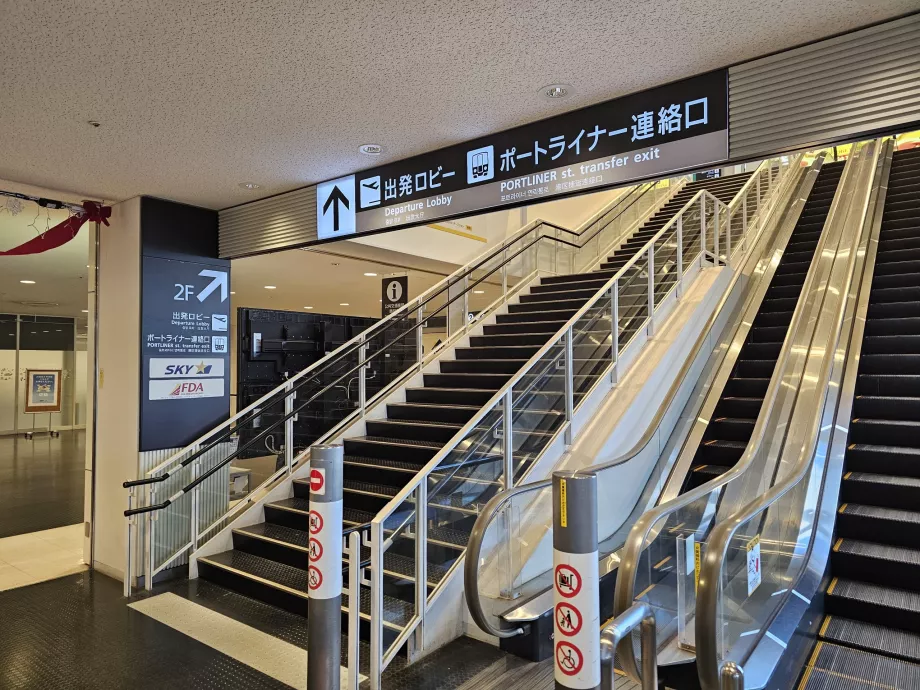 Schodisko k jednokoľajovej železnici Portliner